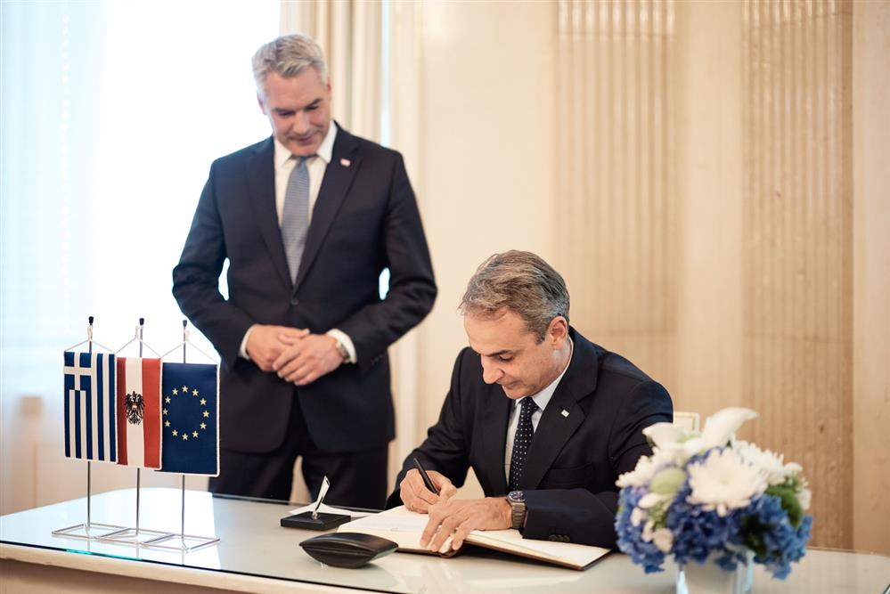 Κυριάκος Μητσοτάκης - Αυστρία - Βιέννη Κυριάκος Μητσοτάκης - Αυστρία - Βιέννη