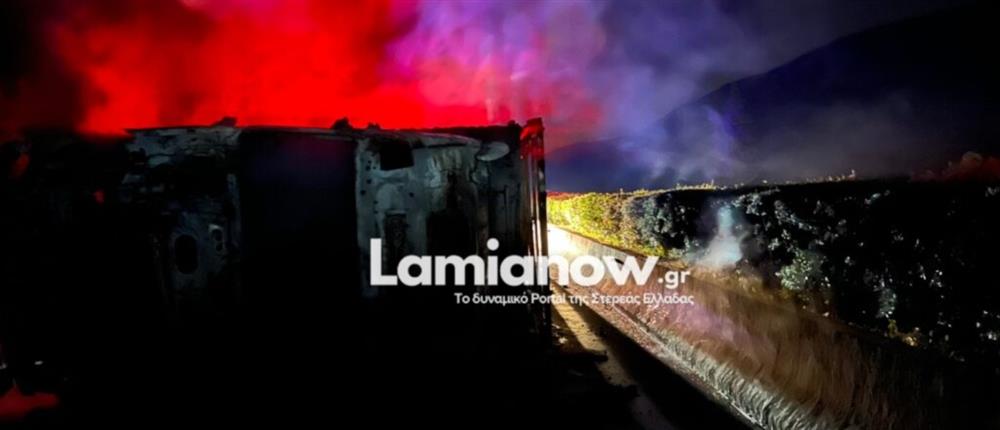 τροχαιο - Αθηνων - Λαμιας - φορτηγο τροχαιο - Αθηνων - Λαμιας - φορτηγο