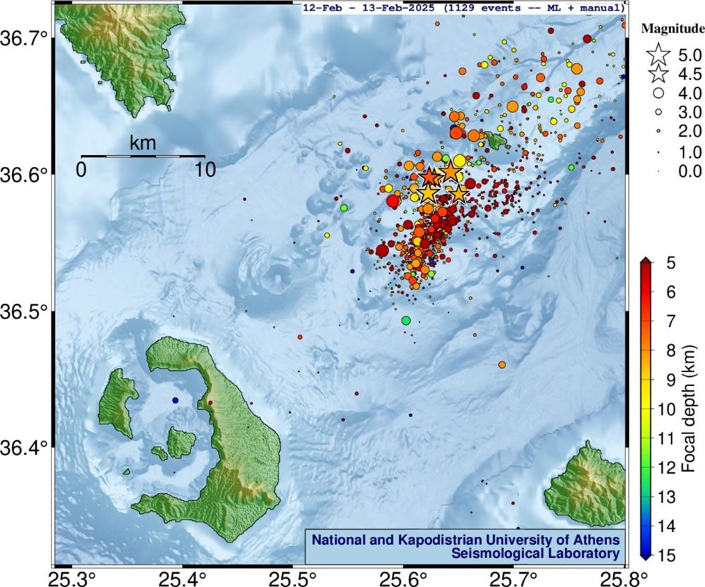Σαντορίν - ΕΚΠΑ - Χάρτης Σαντορίν - ΕΚΠΑ - Χάρτης