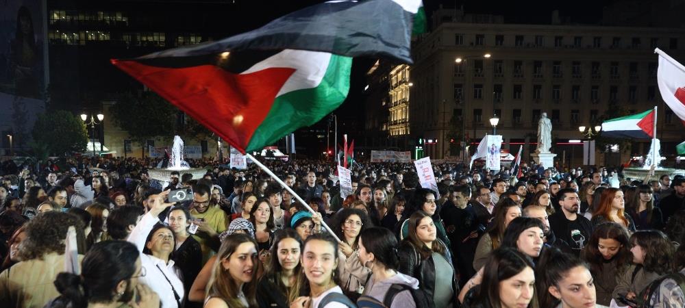 Αθήνα - διαμαρτυρία - Παλαιστίνη - Σύνταγμα - Προπύλαια Αθήνα - διαμαρτυρία - Παλαιστίνη - Σύνταγμα - Προπύλαια