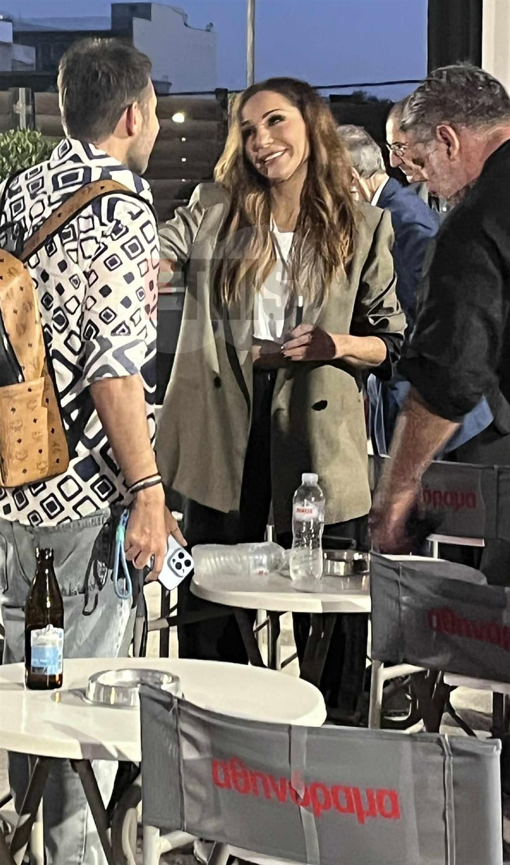 Δέσποινα Βανδή φωτο με Μπισμπικη