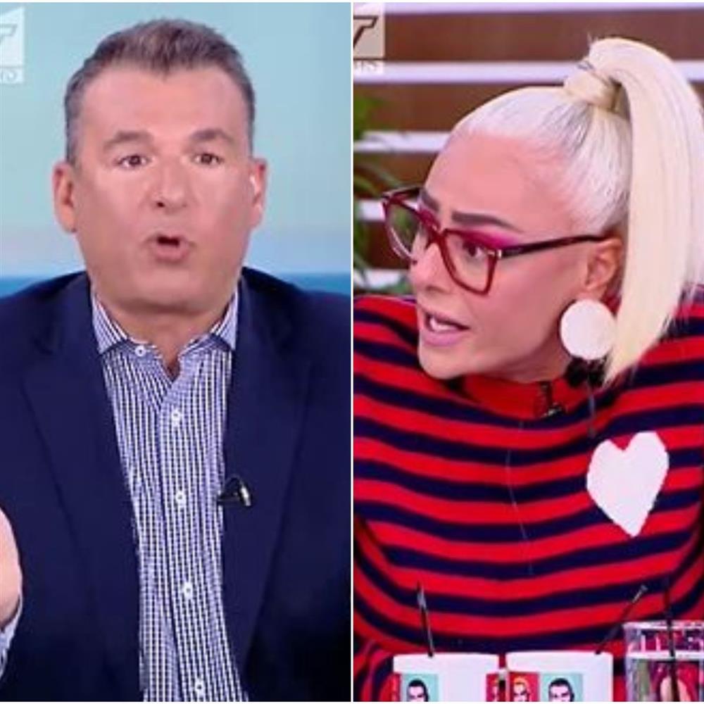 Γιώργος Λιάγκας σε Άρια Καλύβα: "Έχω πάρει τον λόγο να μιλήσω και πετάγεσαι πάντα. Σε παρακαλώ πολύ, μην το κάνεις"