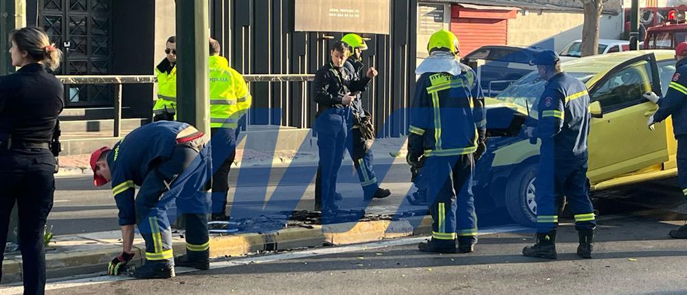 ταξί - τροχαίο - πειραιώς