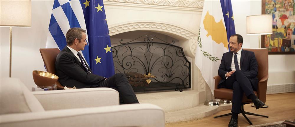 Μητσοτάκης - Χριστοδουλίδης - Προεδρικό Μέγαρο Μητσοτάκης - Χριστοδουλίδης - Προεδρικό Μέγαρο