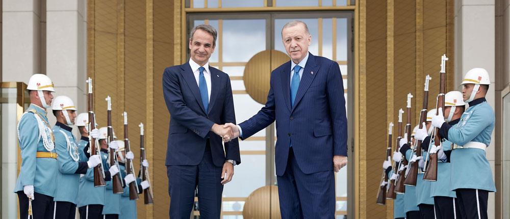 Συνάντηση Μητσοτάκη - Ερντογάν Συνάντηση Μητσοτάκη - Ερντογάν