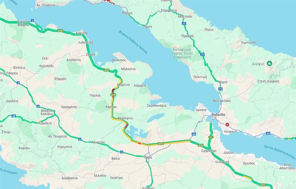 Χάρτης - Κίνηση - Επιστροφή Πάσχα Χάρτης - Κίνηση - Επιστροφή Πάσχα