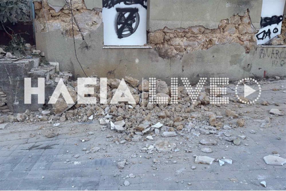 Πύργος - Κατάρρευση κτιρίου Πύργος - Κατάρρευση κτιρίου