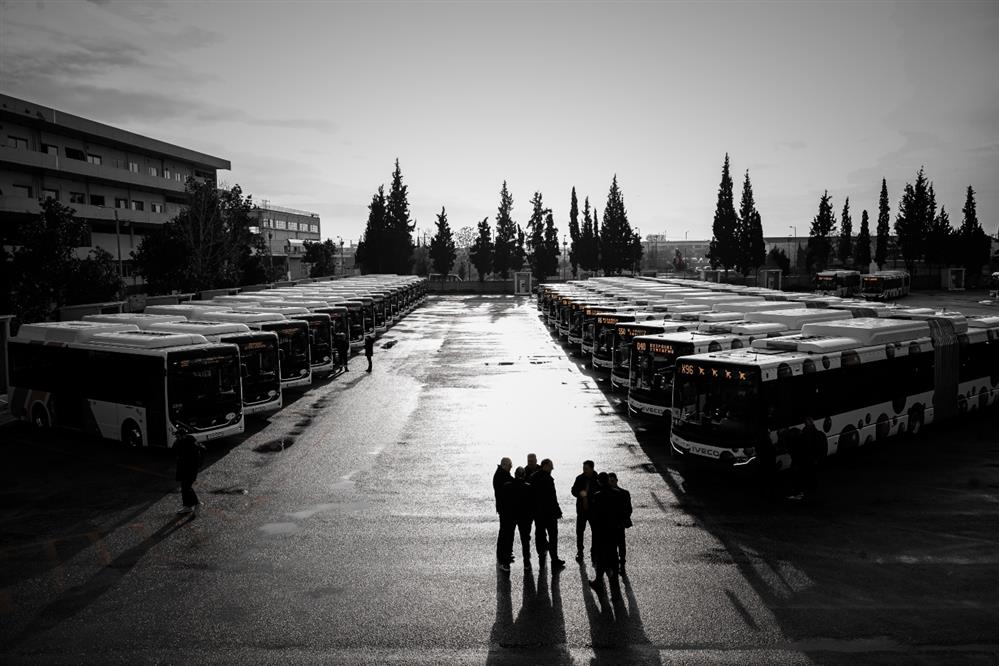 Κυριάκος Μητσοτάκης - Αμαξοστάσιο ΟΣΥ