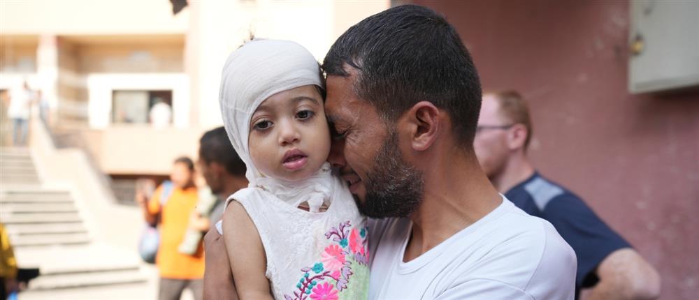 Γάζα - παιδιά με καρκινο Γάζα - παιδιά με καρκινο