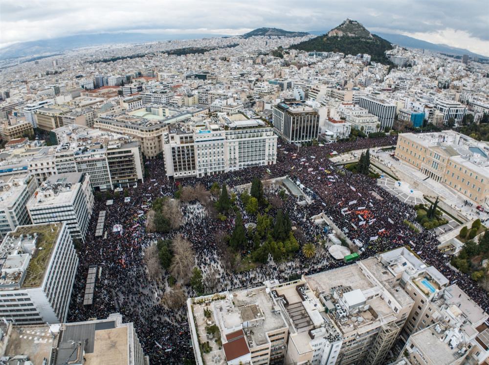 Πανοραμικές φωτογραφίες - Τέμπη - Αθήνα - Συλλαλητήριο Πανοραμικές φωτογραφίες - Τέμπη - Αθήνα - Συλλαλητήριο