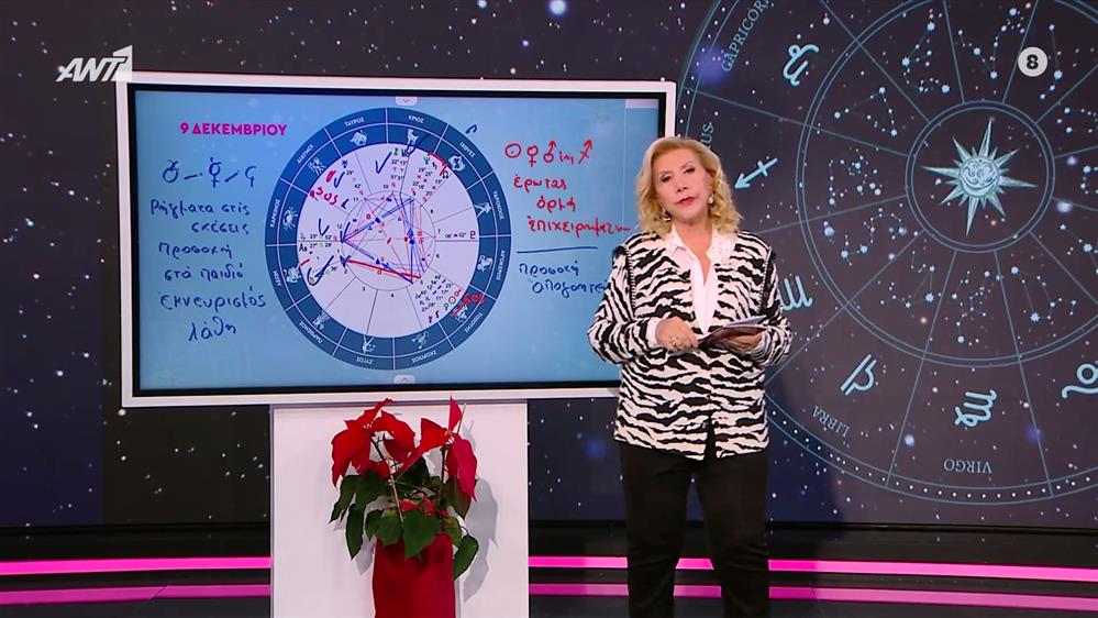 Αστρολογία με την υπογραφή της Λίτσας Πατέρα| Παρθένος (09/12/2025)

