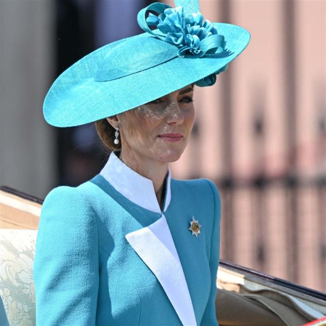 Τrooping the Colour 2025: Η εντυπωσιακή εμφάνιση της Κέιτ Μίντλετον - Έφιππος ο πρίγκιπας Ουίλιαμ