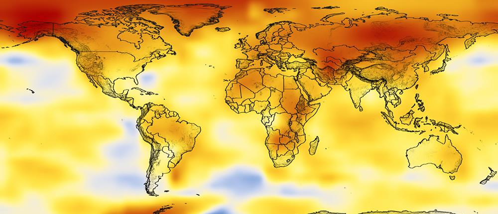 Γη - Χάρτης - Υπερθέρμανση Γη - Χάρτης - Υπερθέρμανση